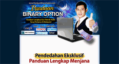 Desktop Screenshot of panduanbinaryoption.com